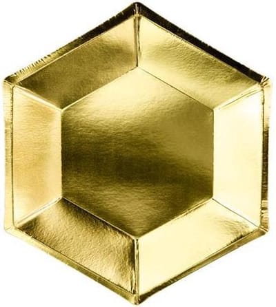 """Gouden bord | Bride to be, goud, 20 cm (1 zakje met 6 stuks)"""