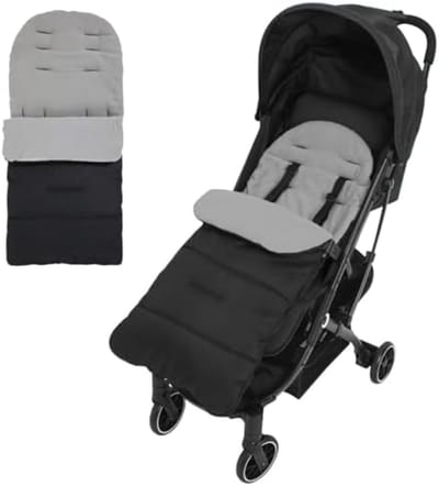 PromoHome Universele Kinderwagen Voetenzak - Zachte Winterbescherming met Veiligheidssluiting