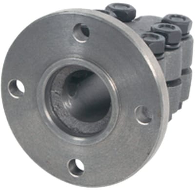 allpa Stalen klemflens met centreerrand Ø30mm-as center (F) Ø63 5mm steek (I) Ø82 5mm
