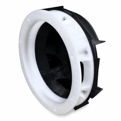 Speaker Adapter Ringen 165 mm Geschikt voor Volkswagen Golf 6 (MK6) – Deur Speaker Adapter – DIN Luidspreker Pasring – Voorportier en Achterportier – Wit