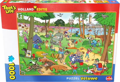 Goliath That's Life Hollandse Editie: De Veluwe - 1000 Puzzelstukjes - Legpuzzel (68x48cm)