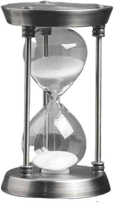 Zandloper Timer - Zandklok Tijd - Koken Spel Activiteit - Grote Decoratie - 15 30 60 Min - A1