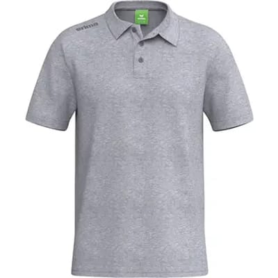 Erima Ts Polo Heren - Grey Melange | Maat: S