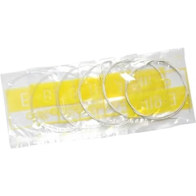 6 Stuks Gitaarsnaren Nylon Heldere Afwerking Delicate Professionele Klassieke Gitaarsnaren Vervanging yellow