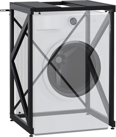 Wasmachine opbouwmeubel met verstelbare breedte en hoog draagvermogen