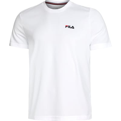 Fila Logo Small T-shirt Heren-Wit
