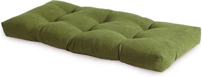 Bankkussen - Zitkussen Patio - Buiten Zitten - Antislip Onderkant - 110x45 cm - Grasgroen
