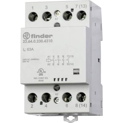 22.64.0.024.4610 Installatiezekeringautomaat 2x NC, 2x NO 440 V/AC Geschikt voor merk (relais): Finder Piece 1 stuk(s)