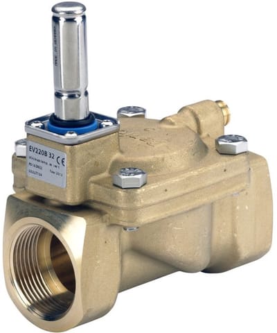 Danfoss Magneetventielhuis Hoekventiel 220B 32B G 1 1/4, kvs 16,0, servogestuurd, NO, 032U7134