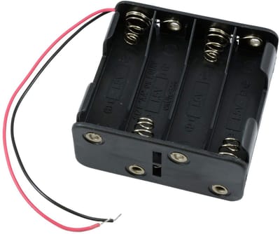 Allecto - Batterijhouder - AA/AAA formaten - Beschermd en veilig - Plastic opslagbox - Met deksel en schakelaar - Voor het organiseren van batterij...