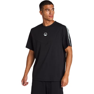 Nike City Side T-shirts Heren - Zwart - Maat L - Katoen Jersey