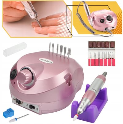 Professionele Nagelfreesmachine 65W - Draaivergrendelingsspantang Voetpedaalbediening Lichtgewicht Handgreep - Lage Warmteontwikkeling Lage Trillingen - Ideaal Voor Salon- En Thuisgebruik
