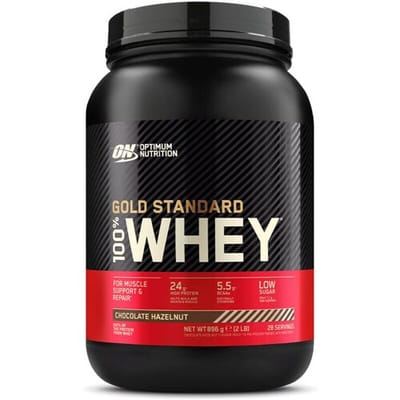Optimum Nutrition Gold Standard 100% Whey Protein - Chocolate Hazelnut - Proteine Poeder - Eiwitshake - 900 gram (28 servings)