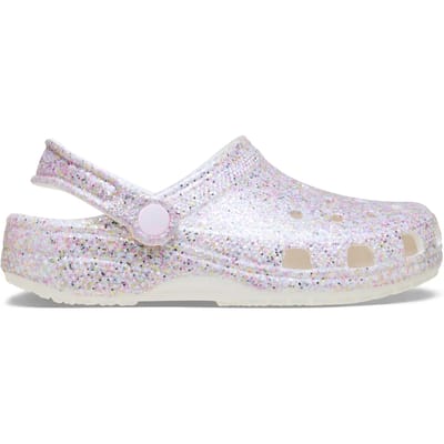 Crocs Classic Fantasy Glitter Clog K Unisex Clogs - wit