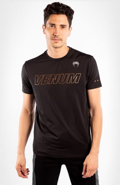 Venum Classic Evo Dry-Tech T-shirt Zwart Brons - S