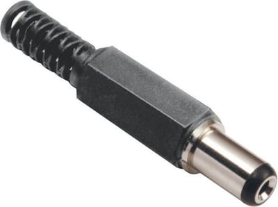 BKL Electronic 072602 Laagspannings-connector Stekker, recht 5 mm 2.1 mm 1 stuk(s)