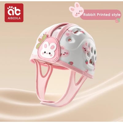 AIBEDILA Protection à 360 Degrés Casque Anti-Chute pour Bébé Protège-Tête Réglable pour Tout-Petit Chapeaux de Protection Douce pour la Sécurité Apprendre à Marcher gray