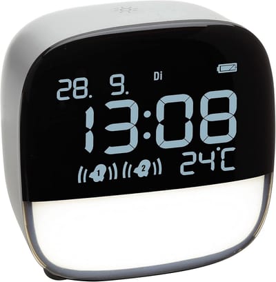 Digitale Wekker met Nachtlampje, Snooze en Temperatuurweergave
