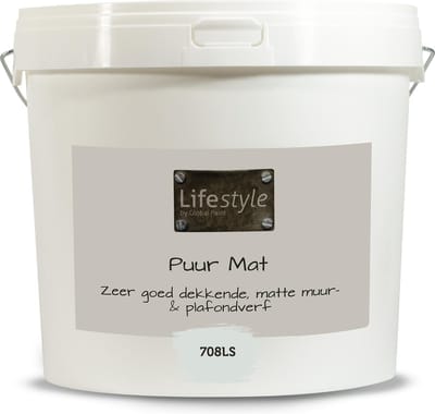 Lifestyle Essentials Puur mat | 708LS | 10 liter | Goed dekkende muurverf