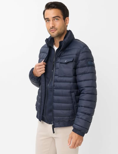Brax Heren Jas  Style BRAD navy, donkerblauw, maat M