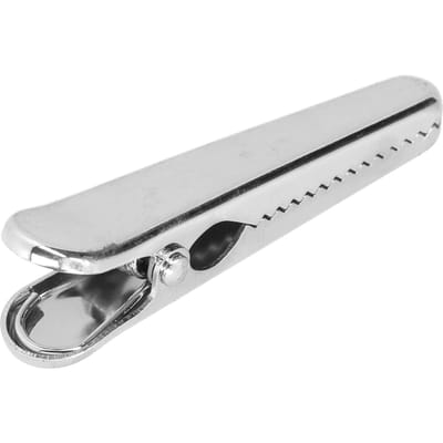 Sluitklem 7,9 cm lang Comfortabel handvat Robuust ontwerp Intern tandontwerp Keukengereedschap voor kantoorpapier Foto's Silver