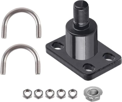 Fietskarbevestiging - Koppelingsadapter - Vervoer Organiseren - Aluminiumlegering - 46x3 cm - Zwart