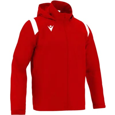 Macron Saransk Windbreaker Heren - Rood / Wit | Maat: XL