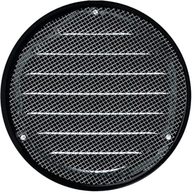 Metalen Ventilatierooster 100mm - Rooster voor Ventilatie met Insectenbescherming