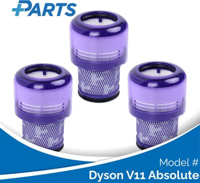 Dyson V11 Absolute Filters (3 Stuks, Plus.Parts® alternatief voor 970013-02)