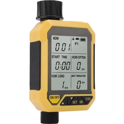 Sproeier Timer G34 G12 Inlaat G34 Uitlaat Automatische Besproeiing Timing Controller met Regen Sensor black