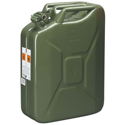 Valpro 82.00.00 Jerrycan voor brandstof 20 l Plaatstaal