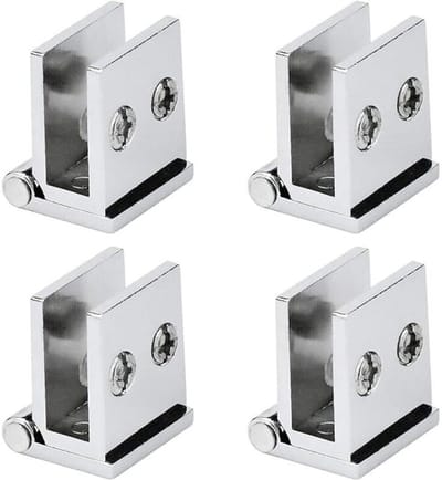 4Een glazen deurscharnier, Geschikt voor5-8 mm