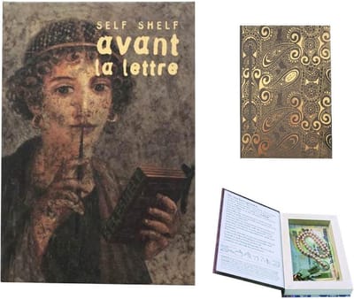Selfshelf Boekenplank - Open book 'Avant la lettre' vrouw