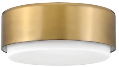 Hinkley LED Plafondlamp Cedric | 2X E27 Max 40W | Lacquered Brass