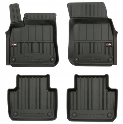 FROGUM PROLINE Automatten - Geschikt voor PORSCHE CAYENNE III (vanaf 2017) - 4-delig - TPE Rubber - Zwart