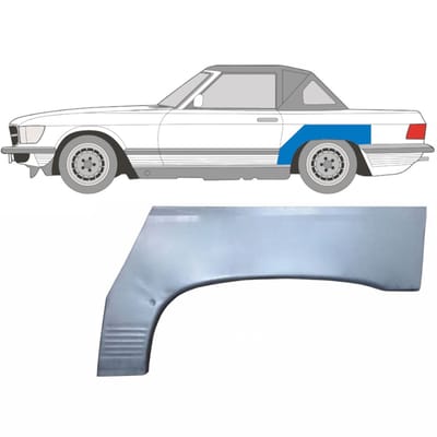 Reparatiepaneel achterspatbord voor Mercedes SL-Class 1971-1989 / Links
