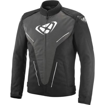 Ixon Prodigy Zwart Antraciet Wit Waterdichte Textiele Motorjas - Jas