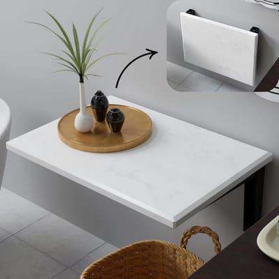 Real Turkish Bath Natural Marble Wall Mounted Folding Shower Seat, Handmade Foldable Waterproof Sturdy Chair, Premium Quality Space Saving Bathroom Stool, Indoor Bath Folding Sofa