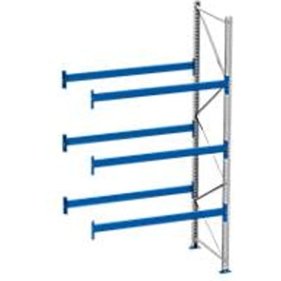Palletstelling PR 600, aanbouwsectie, H 3600 mm, max. 1000 kg, 3 dwarssteunen