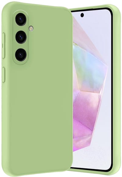 Hoes - Geschikt voor Samsung Galaxy A36 - Sterk & Shockproof - Hoesje Cover - Siliconen Case - Groen
