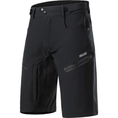 Heren Losse Pasvorm Fietsbroek Ademend Sneldrogend Buitensporten Hardlopen Fietsen Casual L zwart