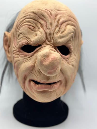 Abraham 50 jaar - Abraham masker - opa masker - oude man masker - Abraham pop 50 jaar - Abraham 50 jaar versiering
