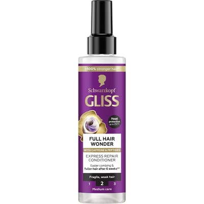 Schwarzkopf Gliss Wonder Cheveux Complets Après-shampoing Express pour Cheveux 200 ml