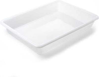 Lekbak kunststof wit 54x40x8cm 13ltr