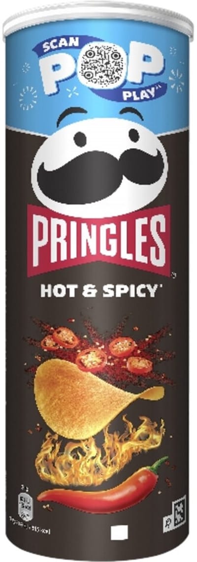 Pringles Chips Hot & Spicy - 10 x 165 gr - Voordeelverpakking
