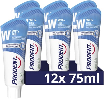 Prodent - Tandpasta - Wit + Fris - 12 x 75ml