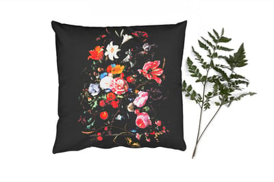 Sierkussens - Kussentjes Woonkamer - 40x40 cm - Oude meesters - Kunst - Vaas met bloemen - Jan Davidsz de Heem