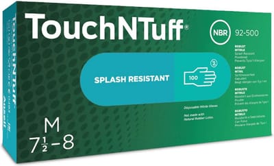 Ansell TouchNTuff 92-500 nitril wegwerphandschoen S