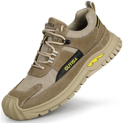 Veiligheidsschoenen voor heren Onverwoestbare schoenen met stalen neus Veiligheidsschoenen voor heren Lekvrije veiligheidsschoenen voor heren Werkschoenen voor heren Sneakers Antislip veiligheidsschoenen 38