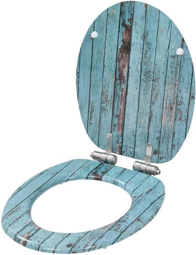 Toiletbril met Soft Close - Toiletdeksel Bidet - Badkamer Upgraden - Zachte Sluiting - 12-20 cm Verstelbaar - Turquoise